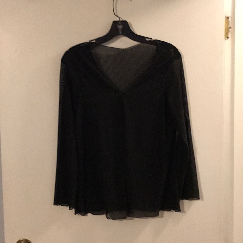 Rosebud sheer cardigan